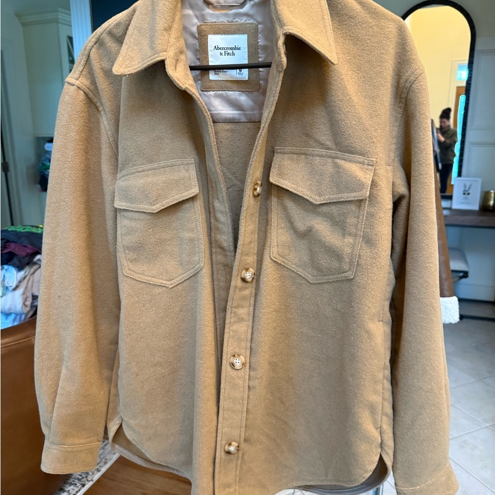 Abercrombie & Fitch Beige Outerwear